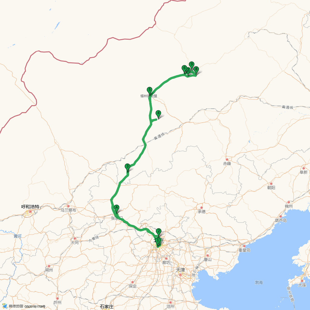 方案B高德静态路线图