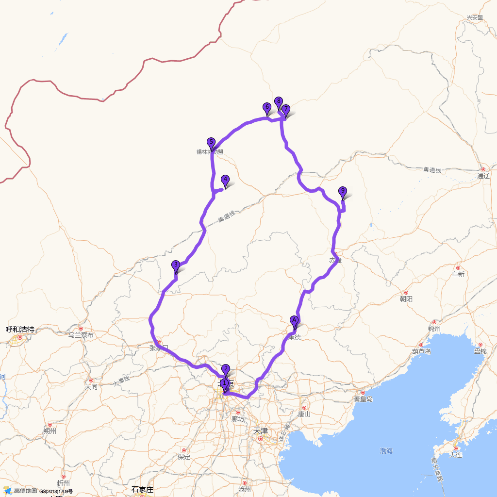 方案D高德静态路线图